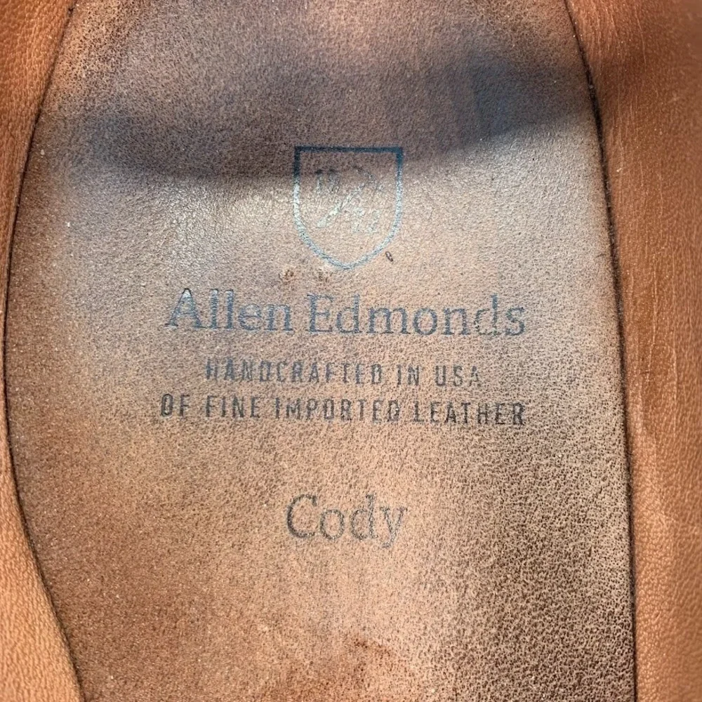 Allen Edmonds Cody Mens Size 11 B Black‎ Leather Tassel Loafers Dress Shoes 1809